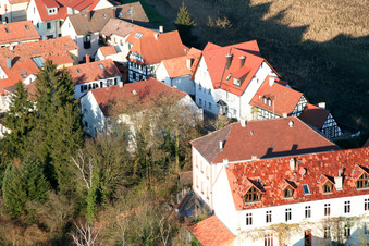 Ludwigstr in Jockgrim im Bundesland Rheinland-Pfalz, Deutschland von einer Drohne aus