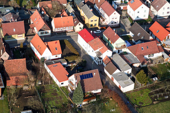 Burgweg x Gänsried in Freckenfeld im Bundesland Rheinland-Pfalz, Deutschland