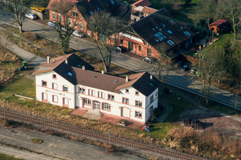 Bahnhof Schaidt in Wörth am Rhein im Bundesland Rheinland-Pfalz, Deutschland