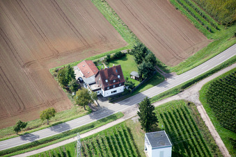 Waldstraße im Ortsteil Heuchelheim in Heuchelheim-Klingen im Bundesland Rheinland-Pfalz, Deutschland