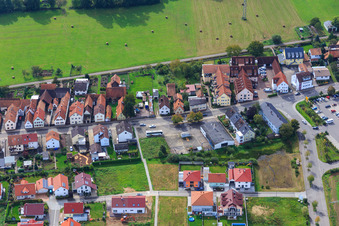 Saarstr in Kandel im Bundesland Rheinland-Pfalz, Deutschland aus der Luft