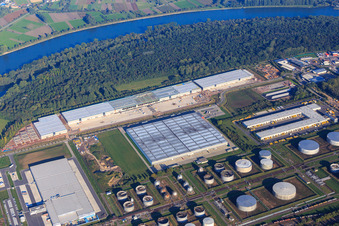 Luftbild von Syncreon Deutschland GmbH - Niederlassung Speyer und Interpneu Handelsgesellschaft mbH - Reifen Logistikzentrum im Bundesland Rheinland-Pfalz