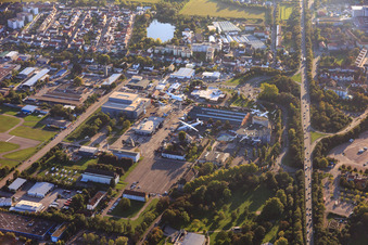 Luftaufnahme von Technik Museum Speyer im Bundesland Rheinland-Pfalz, Deutschland