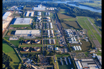 Tanklager von TanQuid in Speyer im Bundesland Rheinland-Pfalz, Deutschland