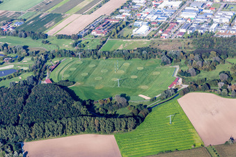 Luftbild von Gelände des Golfplatz des Golf Club St. Leon-Rot in Sankt Leon-Rot im Bundesland Baden-Württemberg, Deutschland