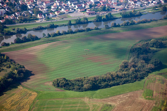 Luftbild von Bamberg Bischberg im Ortsteil Gaustadt im Bundesland Bayern, Deutschland