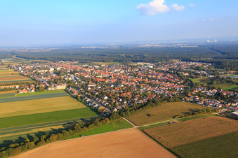 Guttenbergstraße, Burgenring in Kandel im Bundesland Rheinland-Pfalz, Deutschland