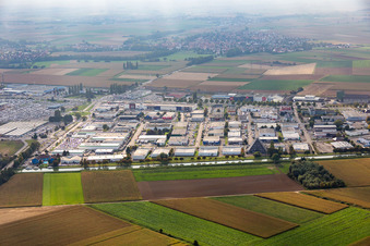 Luftbild von Vendenheim im Bundesland Bas-Rhin, Frankreich