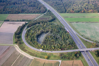 Vendenheim im Bundesland Bas-Rhin, Frankreich von oben