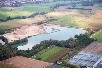 Luftbild von Brumath, Geudertheim im Bundesland Bas-Rhin, Frankreich