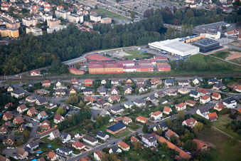 Bischwiller im Bundesland Bas-Rhin, Frankreich von oben