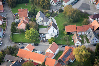 Drohnenaufname von Neuhaeusel im Bundesland Bas-Rhin, Frankreich