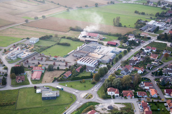 Beinheim im Bundesland Bas-Rhin, Frankreich aus der Vogelperspektive