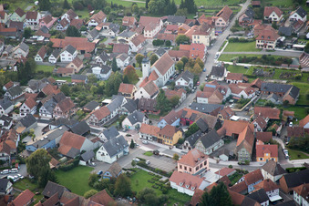 Beinheim im Bundesland Bas-Rhin, Frankreich von oben