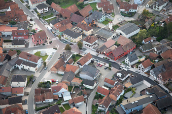 Beinheim im Bundesland Bas-Rhin, Frankreich aus der Luft betrachtet