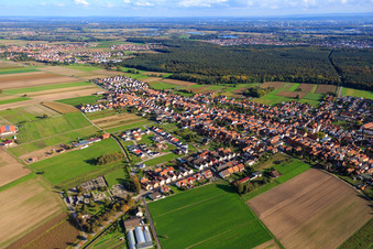 Luftbild von Lindenstr in Hatzenbühl im Bundesland Rheinland-Pfalz, Deutschland