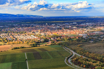 Weißenburger Straße von Süden in Landau in der Pfalz im Bundesland Rheinland-Pfalz, Deutschland