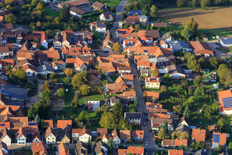 Brühlstr im Ortsteil Mörzheim in Landau in der Pfalz im Bundesland Rheinland-Pfalz, Deutschland