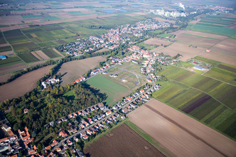 Luftbild von Ortsteil Colgenstein in Obrigheim im Bundesland Rheinland-Pfalz, Deutschland