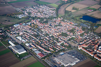 Ortsteil Bobenheim in Bobenheim-Roxheim im Bundesland Rheinland-Pfalz, Deutschland