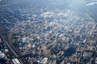 Ortsteil BASF in Ludwigshafen am Rhein im Bundesland Rheinland-Pfalz, Deutschland