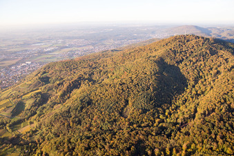 Luftbild von Ortsteil Hochstädten in Bensheim im Bundesland Hessen, Deutschland