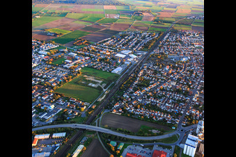 Bahnhofstr in Gernsheim im Bundesland Hessen, Deutschland