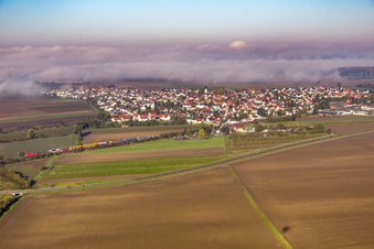 Bobstadt von Südosten in Bürstadt im Bundesland Hessen, Deutschland