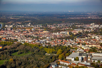 Stadtpark in Rastatt im Bundesland Baden-Württemberg, Deutschland