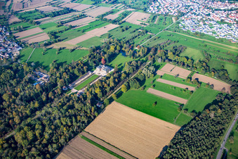 Luftbild von Ortsteil Förch in Rastatt im Bundesland Baden-Württemberg, Deutschland