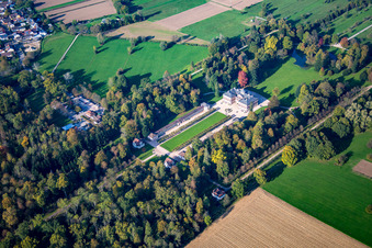Palais des Schloss Favorite in Rastatt im Ortsteil Förch im Bundesland Baden-Württemberg, Deutschland