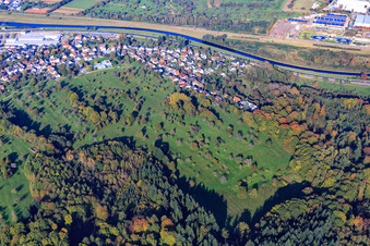 Waldstr im Ortsteil Oberndorf in Kuppenheim im Bundesland Baden-Württemberg, Deutschland
