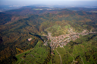 Michelbach von Südwesten in Gaggenau im Bundesland Baden-Württemberg, Deutschland