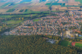 Karl-Maupai-Straße in Rülzheim im Bundesland Rheinland-Pfalz, Deutschland