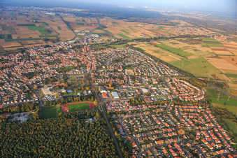 Gutenbergstr in Rülzheim im Bundesland Rheinland-Pfalz, Deutschland