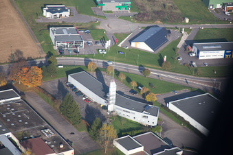 Soultz-sous-Forêts im Bundesland Bas-Rhin, Frankreich von oben
