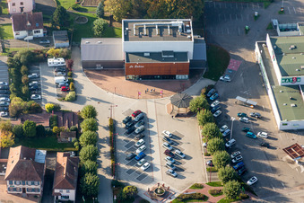 Gebäude der Veranstaltungshalle Relais Culturel La Saline in Soultz-sous-Forets in  in Soultz-sous-Forêts im Bundesland Bas-Rhin, Frankreich