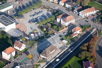 Soultz-sous-Forêts im Bundesland Bas-Rhin, Frankreich aus der Luft