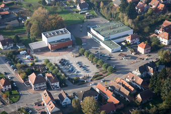 Soultz-sous-Forêts im Bundesland Bas-Rhin, Frankreich von einer Drohne aus