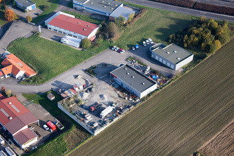 Hohwiller im Bundesland Bas-Rhin, Frankreich aus der Luft