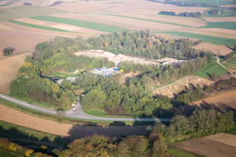 Schaffhouse-près-Seltz im Bundesland Bas-Rhin, Frankreich vom Flugzeug aus