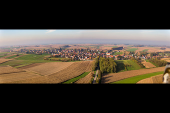 Panorama in Wintzenbach im Bundesland Bas-Rhin, Frankreich