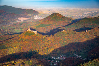 Burg Trifels im Ortsteil Bindersbach in Annweiler am Trifels im Bundesland Rheinland-Pfalz, Deutschland