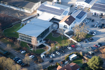 Luftaufnahme von Herxheim bei Landau im Bundesland Rheinland-Pfalz, Deutschland
