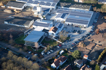 Herxheim bei Landau im Bundesland Rheinland-Pfalz, Deutschland von oben