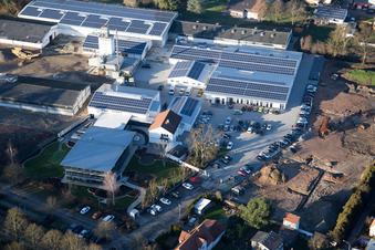 Herxheim bei Landau im Bundesland Rheinland-Pfalz, Deutschland aus der Luft