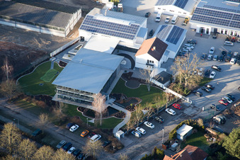 Herxheim bei Landau im Bundesland Rheinland-Pfalz, Deutschland von oben gesehen
