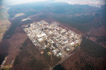 KIT Nord im Ortsteil Leopoldshafen in Eggenstein-Leopoldshafen im Bundesland Baden-Württemberg, Deutschland