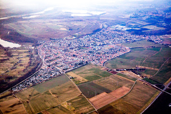 Ortsteil Linkenheim in Linkenheim-Hochstetten im Bundesland Baden-Württemberg, Deutschland