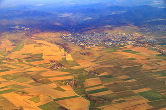 Deutschhof im Winter in Kapellen-Drusweiler im Bundesland Rheinland-Pfalz, Deutschland